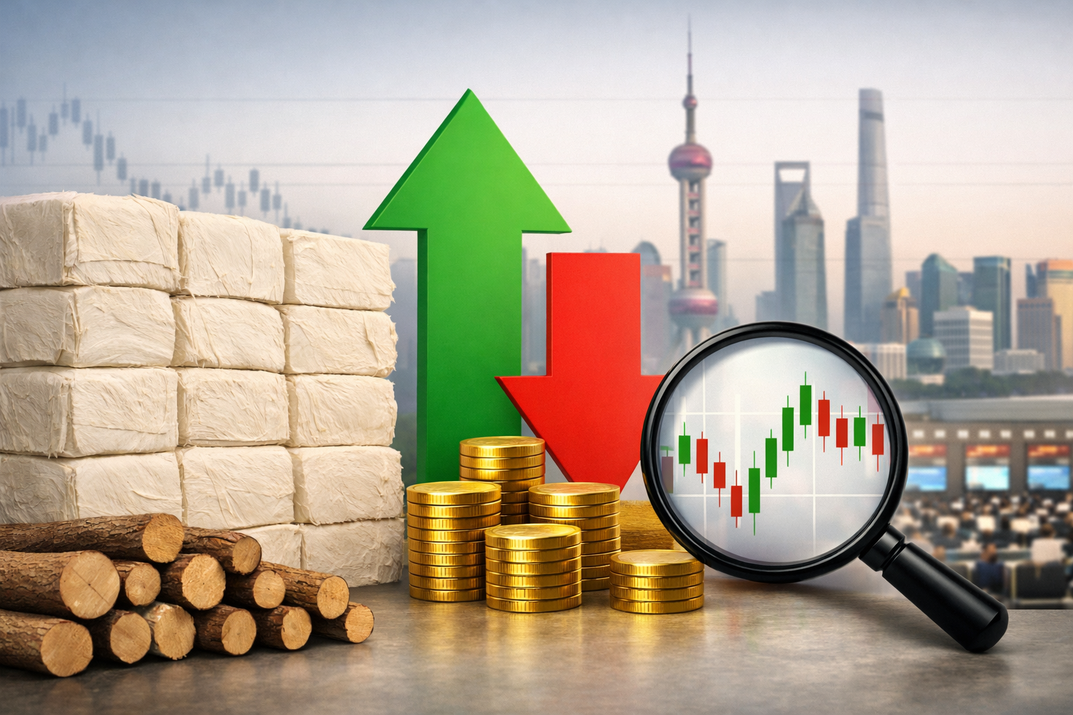 Цены на целлюлозу в Китае остаются на низком уровне 