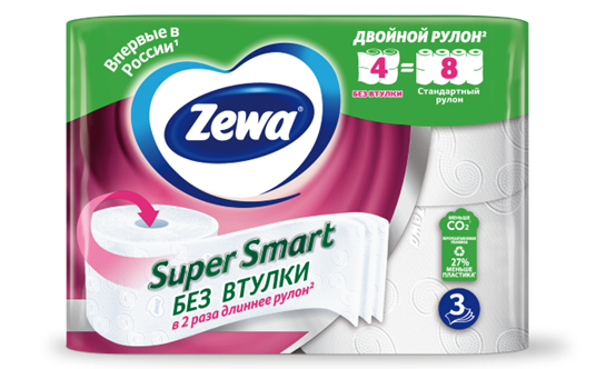 Российский производитель выпускает экологичную туалетную бумагу без втулки