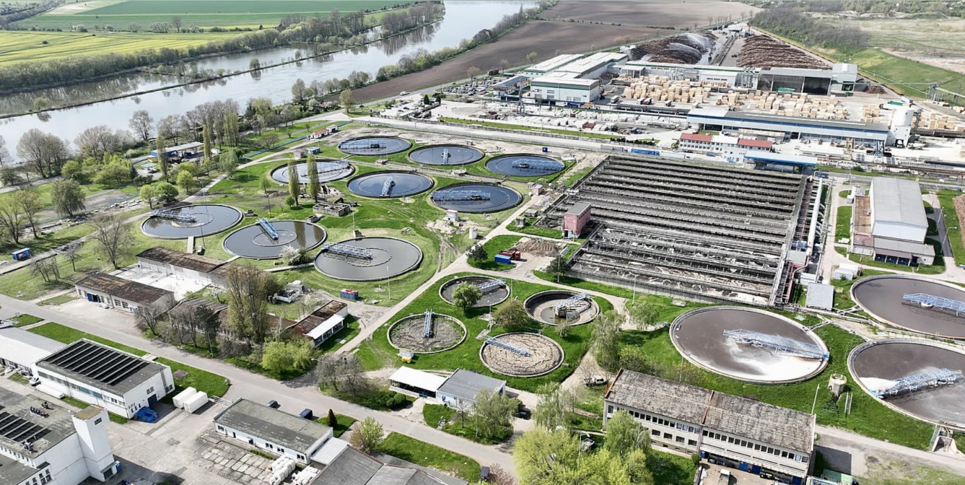 Mondi обновляет инфраструктуру станции очистки сточных вод на своем заводе в Чехии