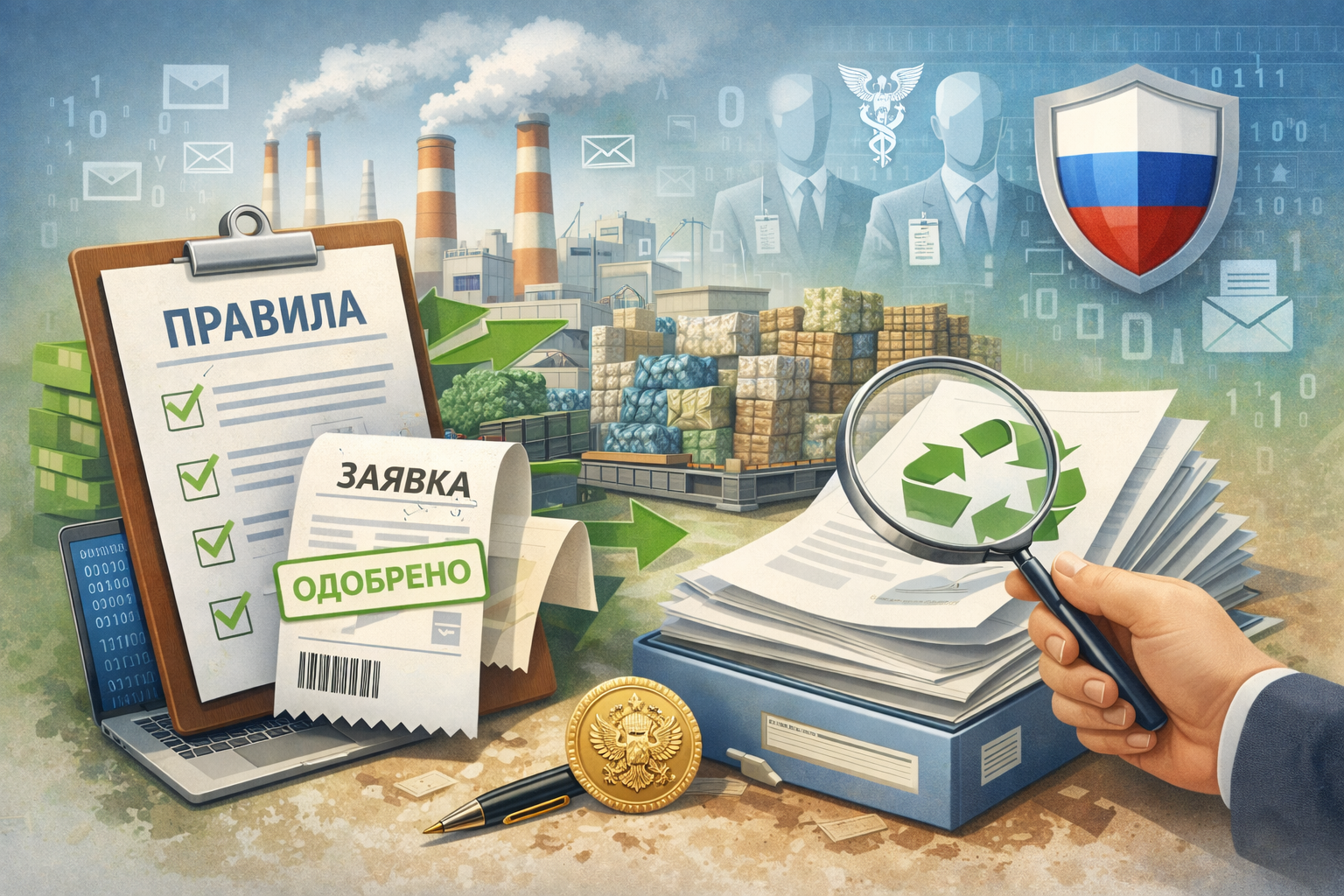 Минпромторг упрощает процедуру подтверждения использования вторичного сырья