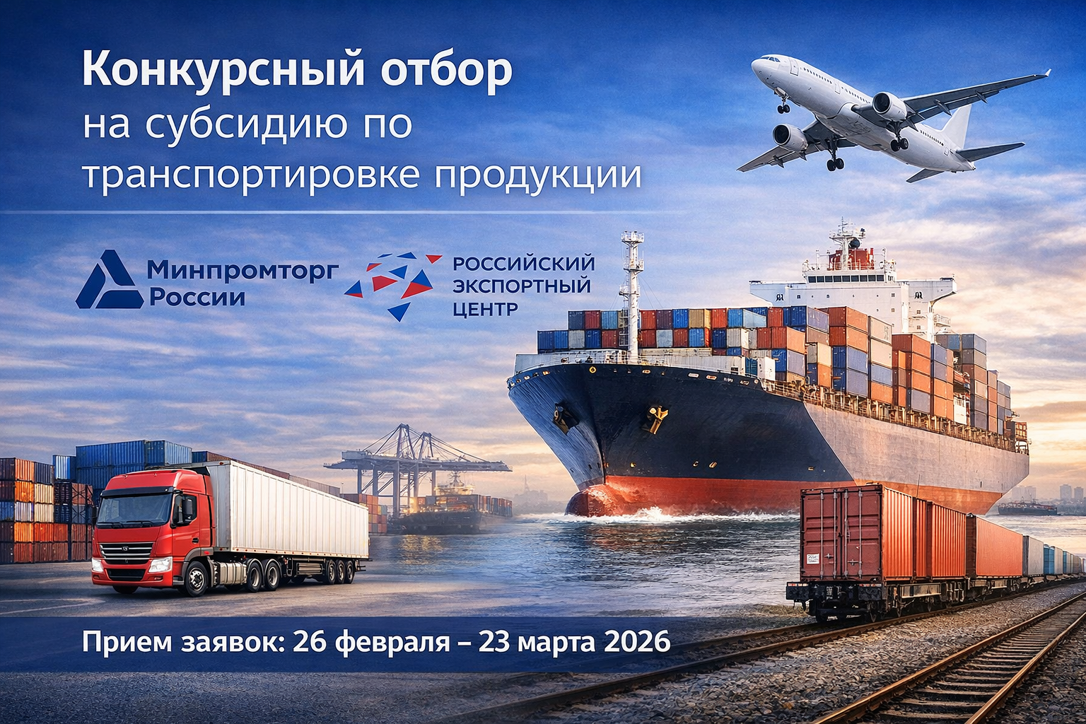 Открыт отбор промышленных компаний на получение субсидии на транспортировку продукции