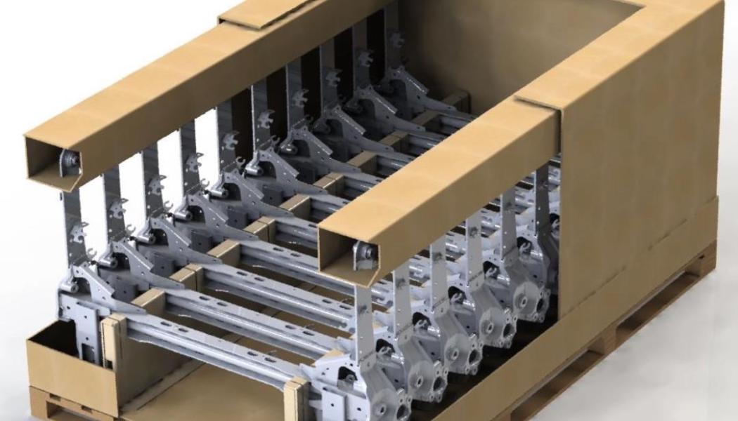 Компания DS Smith бросает вызов металлу, используя бумажную упаковку для автомобильных деталей