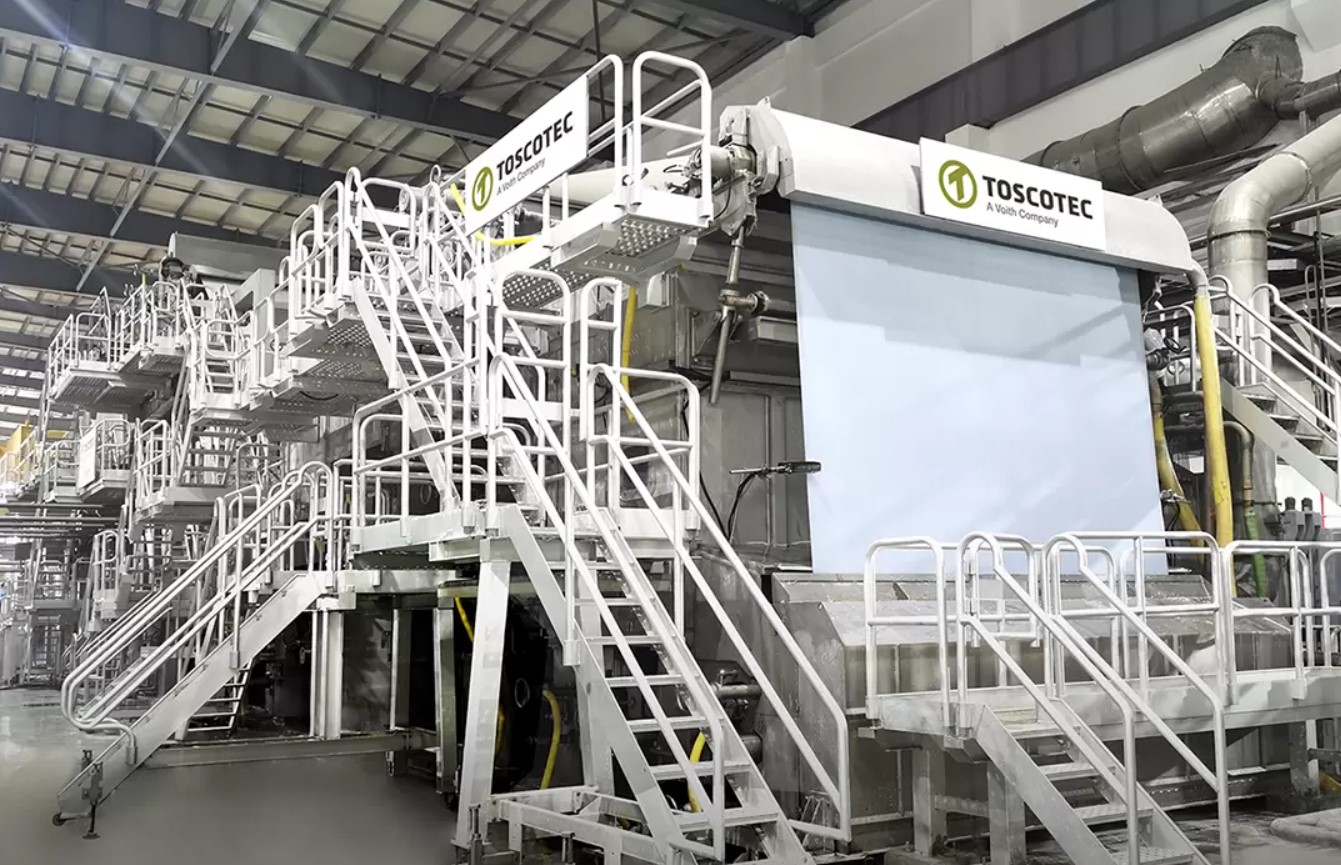 Toscotec успешно запустила производственную линию на китайском заводе Hengan
